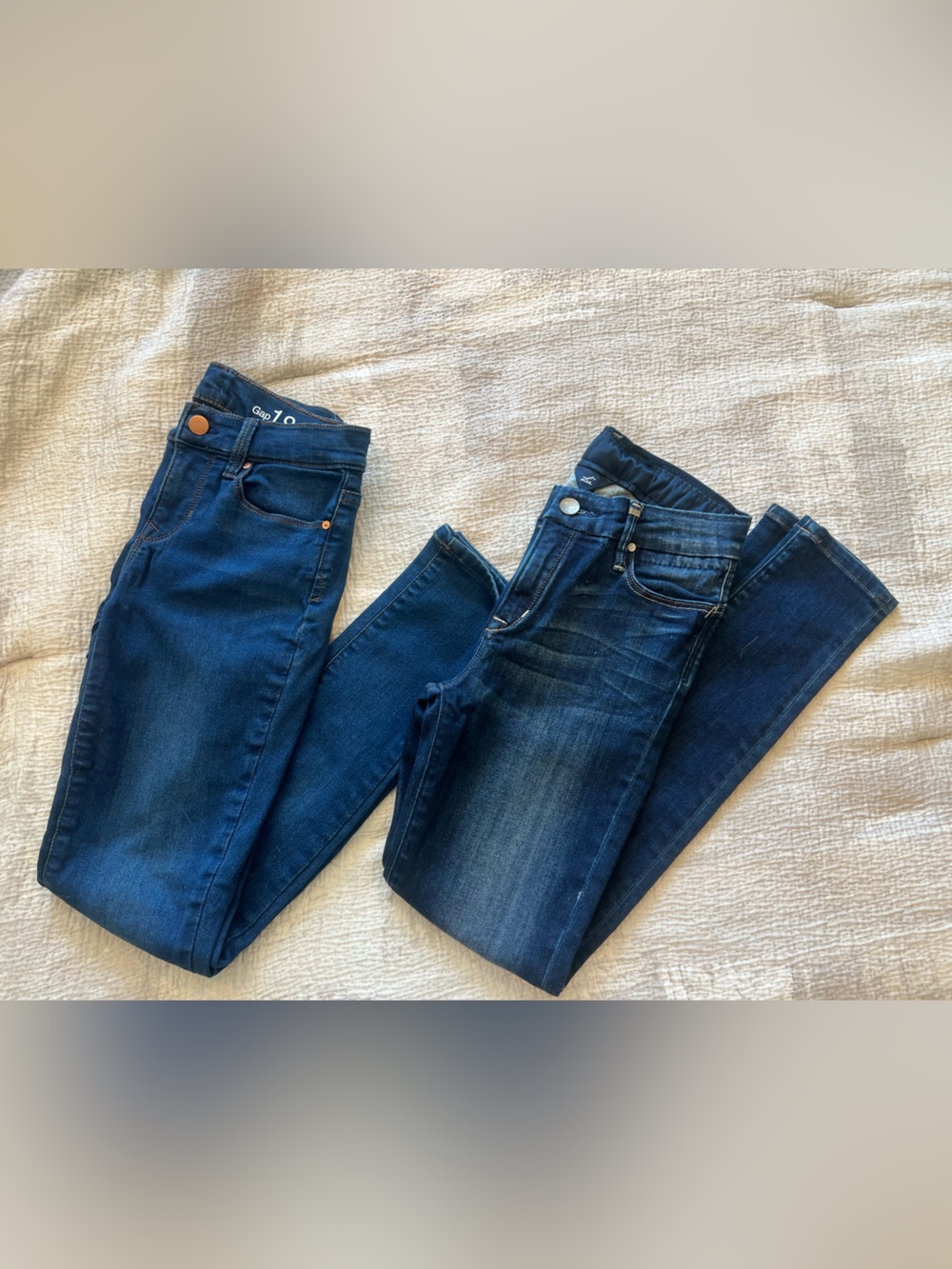 GAP Women's Pair of Dark Blue Skinny Jeans